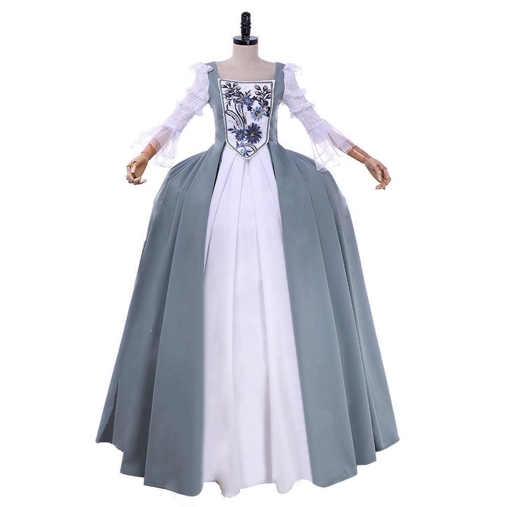 Astricos Claire Fraser Wedding Dress Cosplay Costume | 18th Century Colonial Ball Gown Plus Size Custom - Astricos