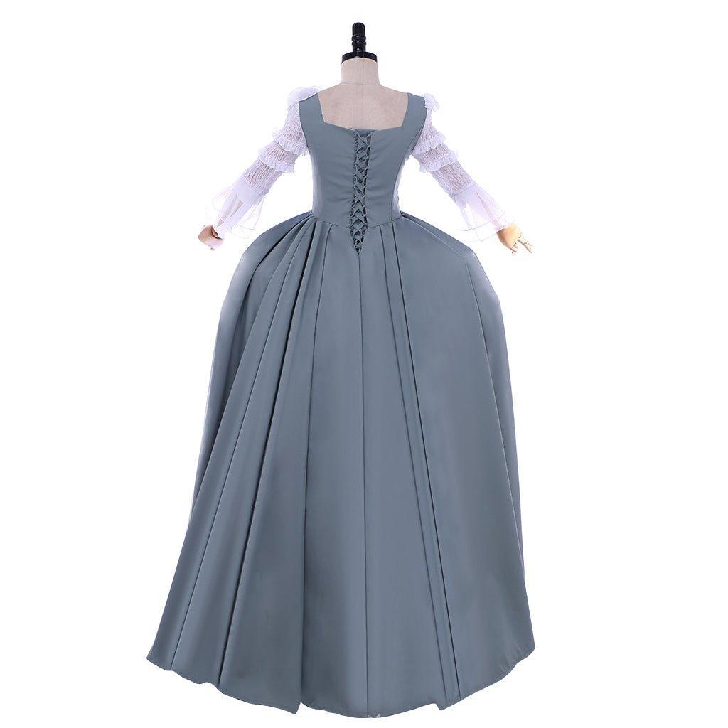 Astricos Claire Fraser Wedding Dress Cosplay Costume | 18th Century Colonial Ball Gown Plus Size Custom - Astricos