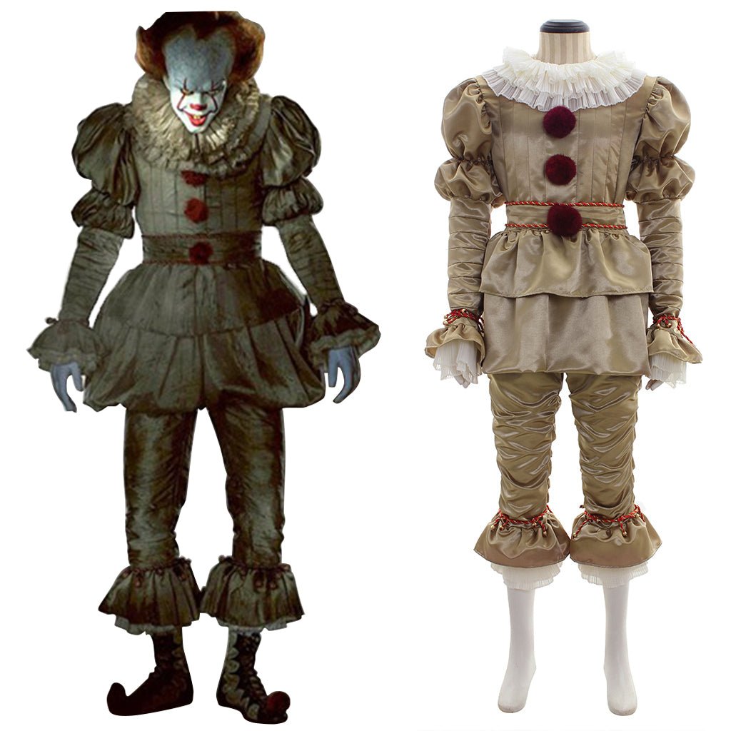 Astricos Pennywise Cosplay Costume - It Chapter Two Inspired Adult Fancy Dress - Astricos