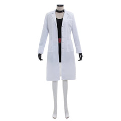 Persona 5 Tae Takemi Cosplay Costume Set – Embody the Enigmatic Goth Doctor - Astricos