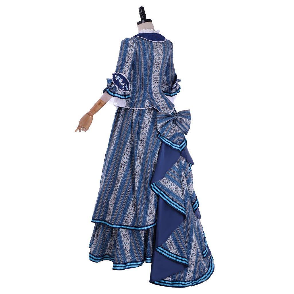 Astricos Christine Daae Blue Wishing Dress Cosplay Costume | Elegant Victorian Ball Gown - Astricos