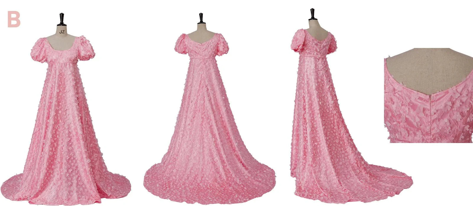 Astricos Pink Rococo Gown Dress | 18th Century Inspired Wedding Dress - Cosplay & Historical Costume - Astricos