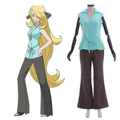 Astricos Cynthia Cosplay Costume - Elite Champion Outfit for Anime Fans - Astricos