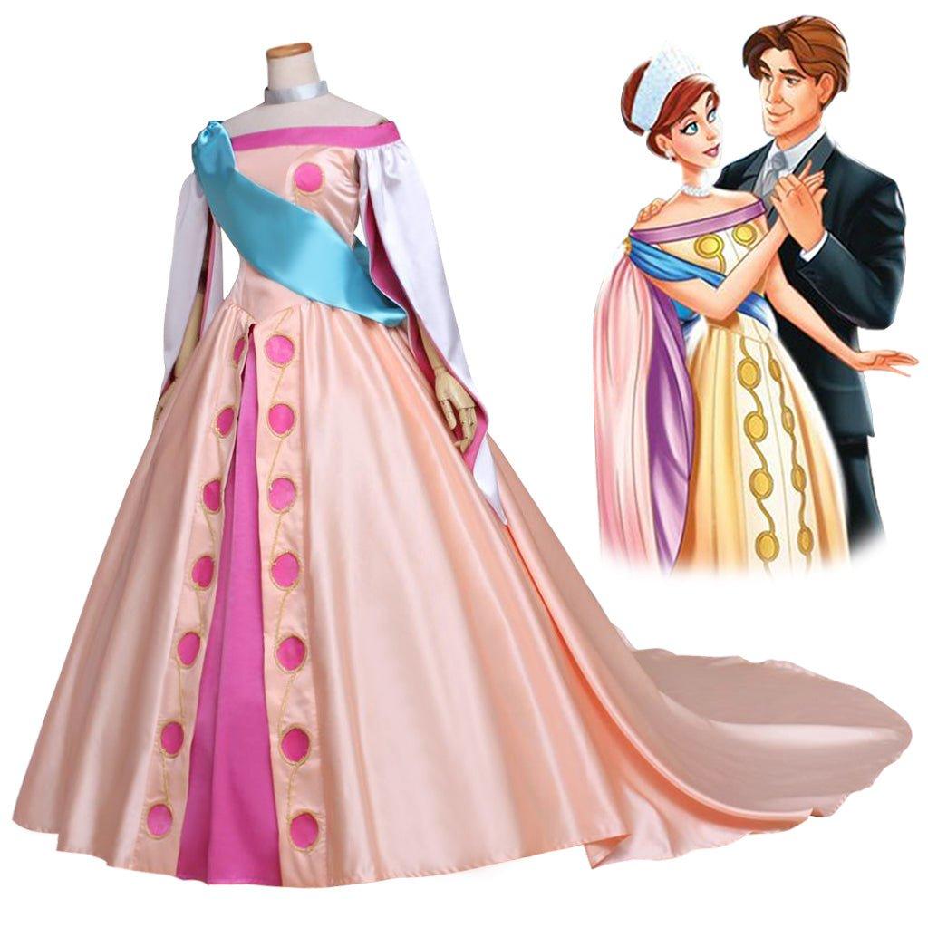 Astricos Princess Anastasia Cosplay Costume Dress | Timeless Women's Disney-Inspired Gown for Cosplay & Special Events - Astricos