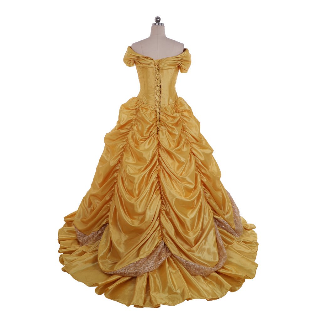 Astricos Adult Disney Princess Belle Dress | Perfect for Halloween & Cosplay Events - Astricos