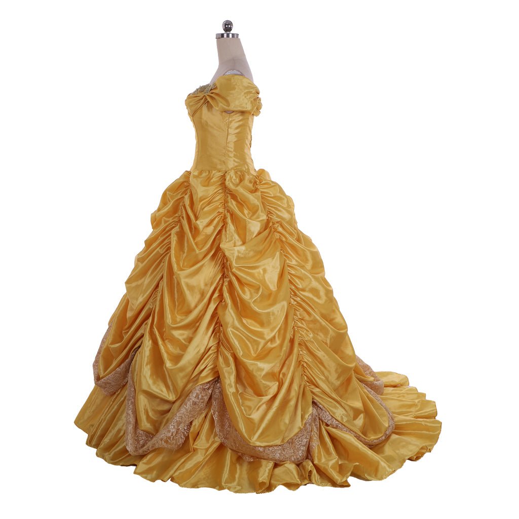 Astricos Adult Disney Princess Belle Dress | Perfect for Halloween & Cosplay Events - Astricos