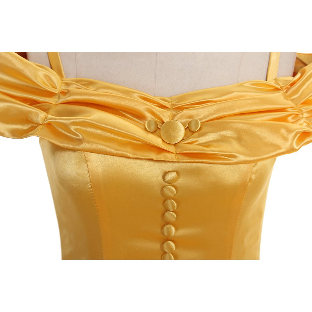 Astricos Adult Disney Princess Belle Dress | Perfect for Halloween & Cosplay Events - Astricos