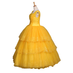 Astricos Adult Disney Princess Belle Dress | Perfect for Halloween & Cosplay Events - Astricos