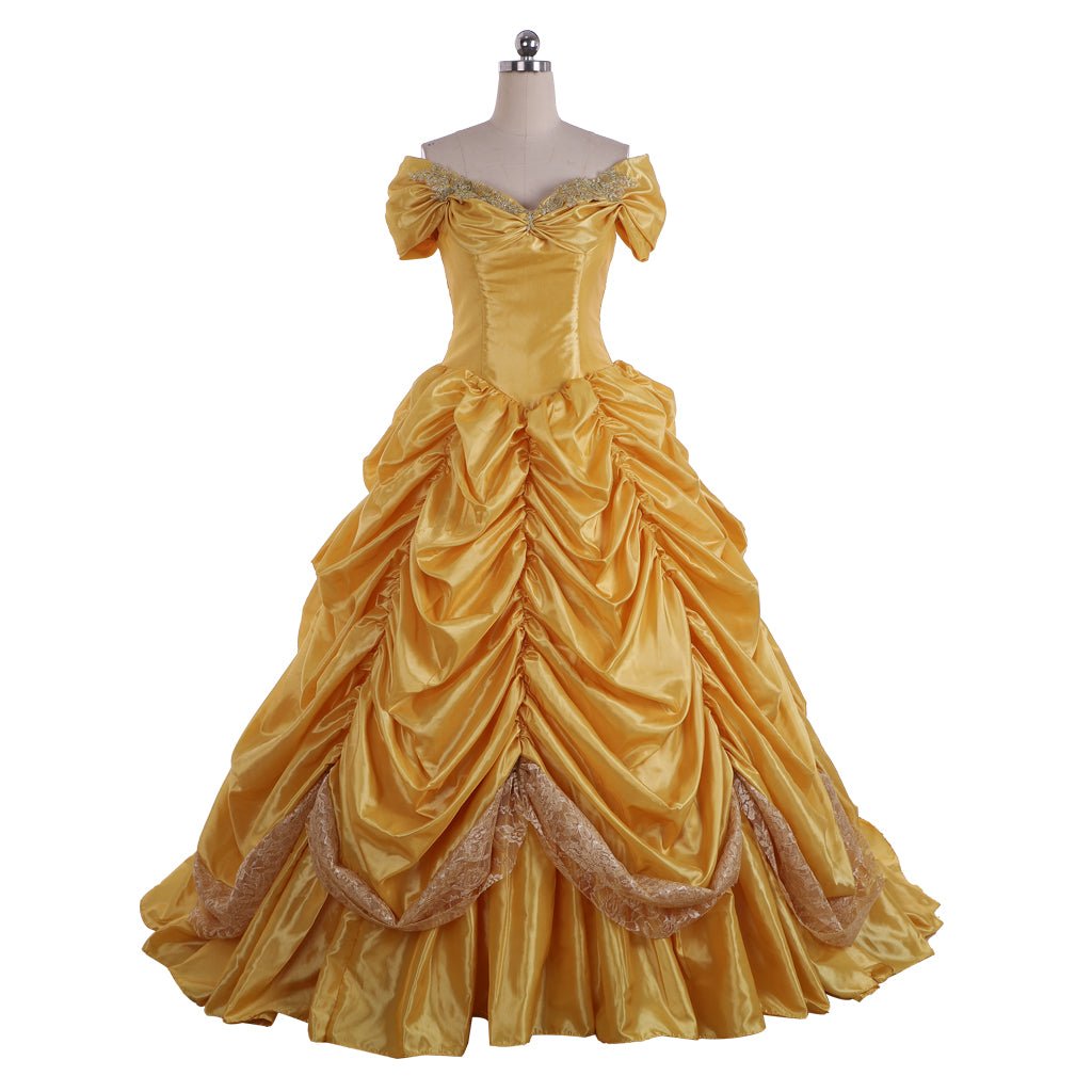 Astricos Adult Disney Princess Belle Dress | Perfect for Halloween & Cosplay Events - Astricos