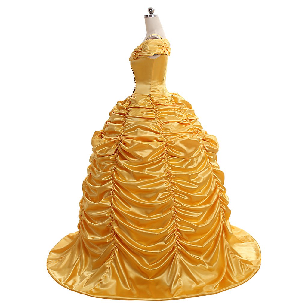 Astricos Adult Disney Princess Belle Dress | Perfect for Halloween & Cosplay Events - Astricos