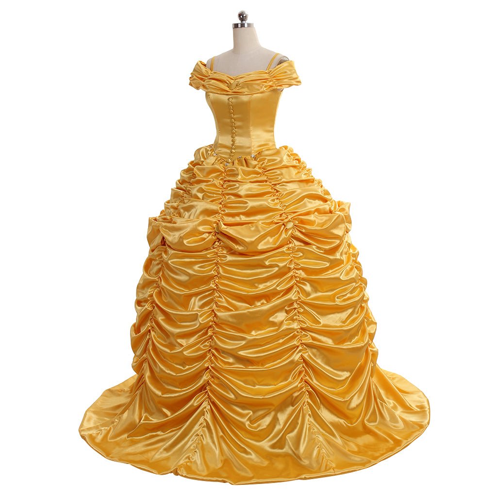 Astricos Adult Disney Princess Belle Dress | Perfect for Halloween & Cosplay Events - Astricos