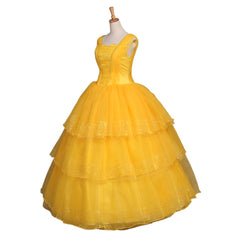 Astricos Adult Disney Princess Belle Dress | Perfect for Halloween & Cosplay Events - Astricos