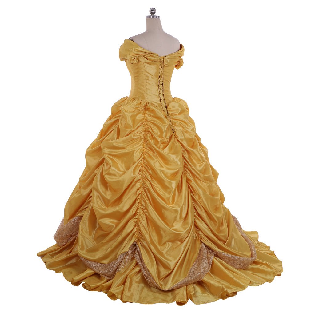 Astricos Adult Disney Princess Belle Dress | Perfect for Halloween & Cosplay Events - Astricos