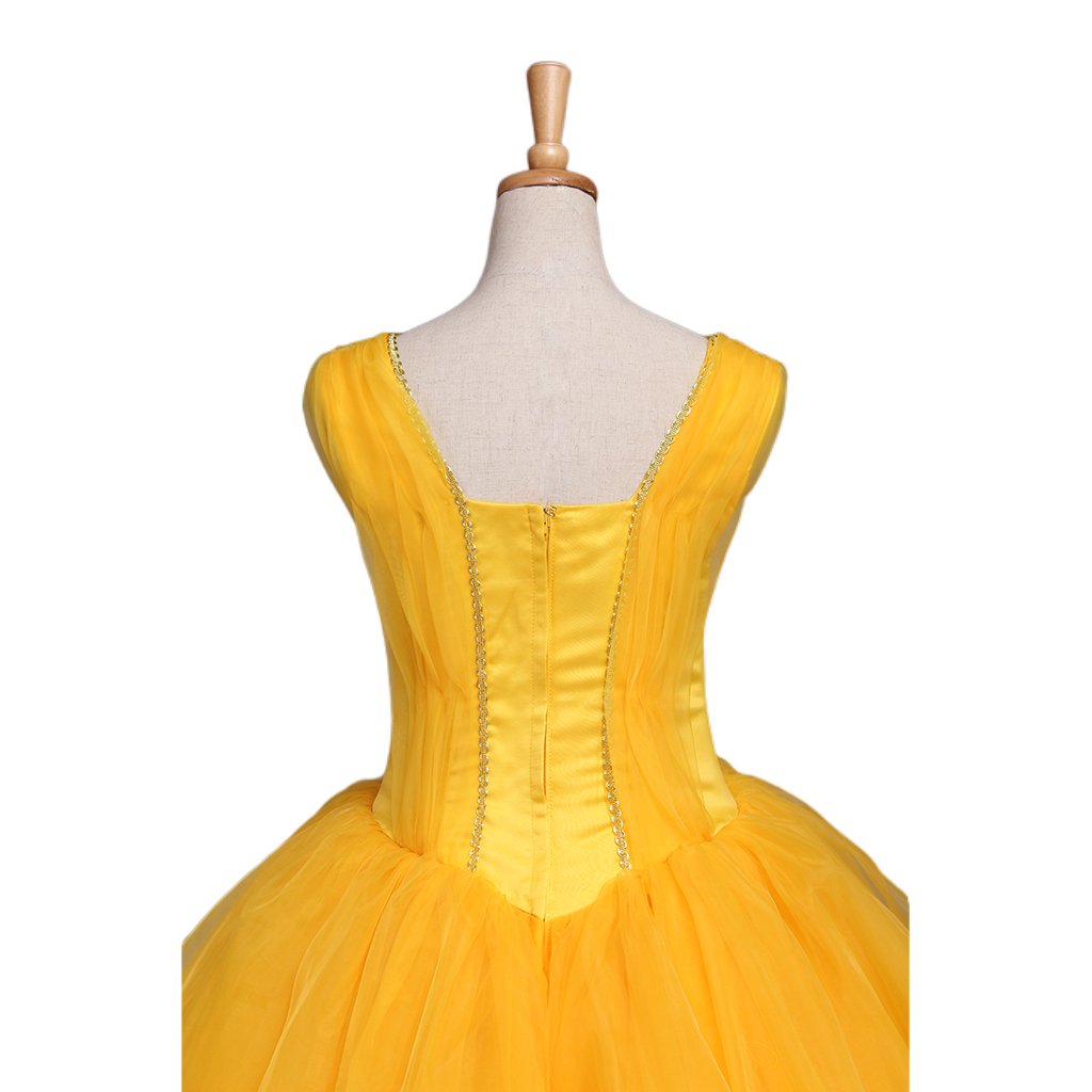 Astricos Adult Disney Princess Belle Dress | Perfect for Halloween & Cosplay Events - Astricos