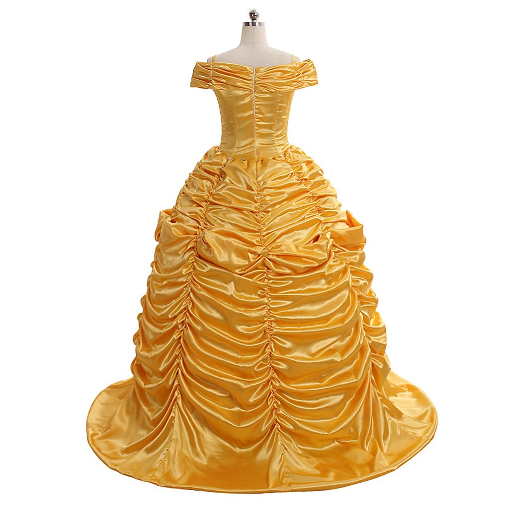 Astricos Adult Disney Princess Belle Dress | Perfect for Halloween & Cosplay Events - Astricos