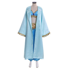 Astricos Princess Jasmine Cosplay Costume with Cape | Disney Aladdin Halloween & Party Outfit - Astricos