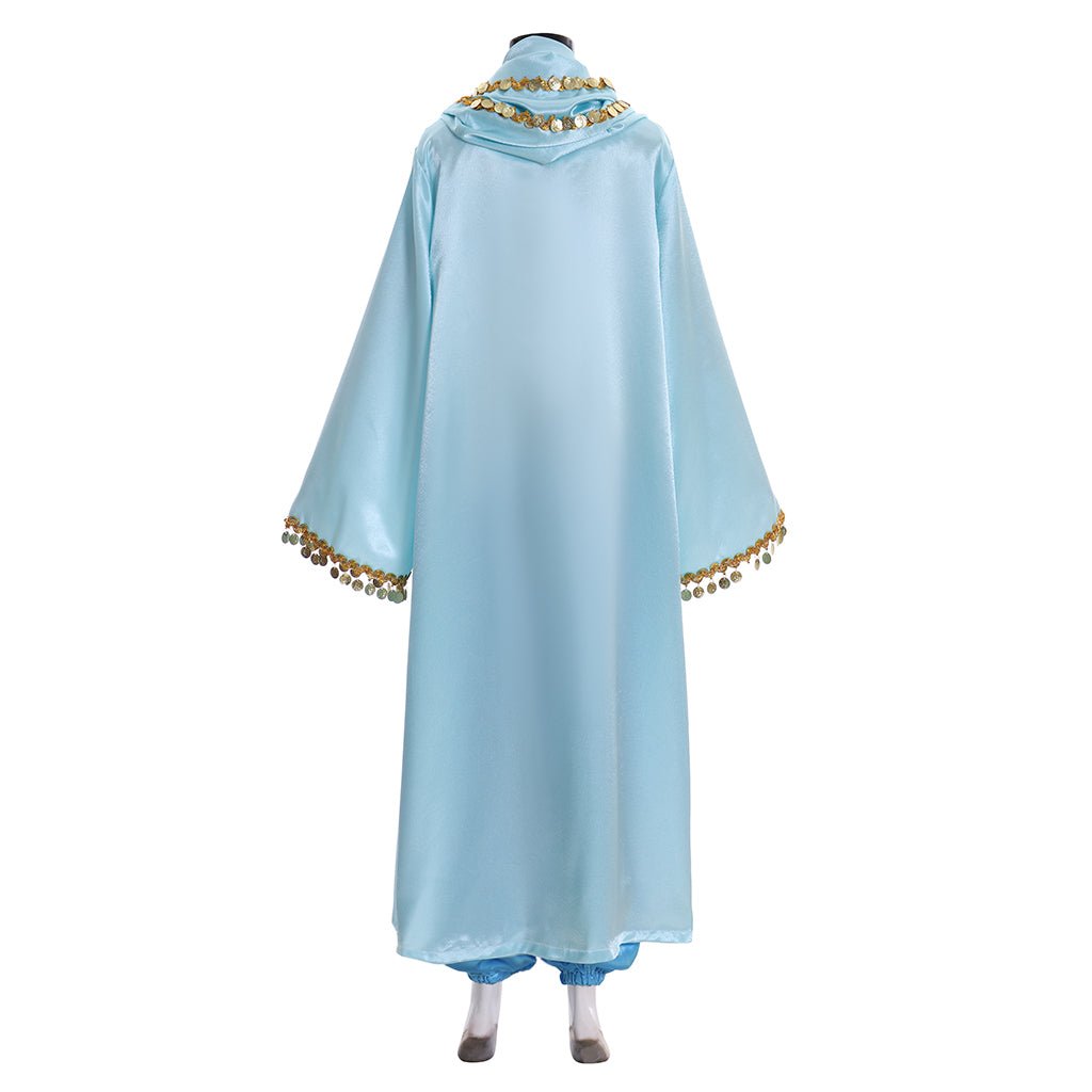 Astricos Princess Jasmine Cosplay Costume with Cape | Disney Aladdin Halloween & Party Outfit - Astricos