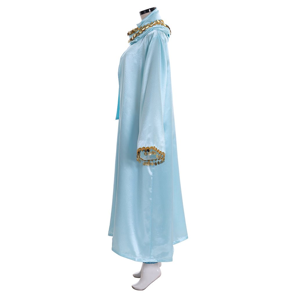 Astricos Princess Jasmine Cosplay Costume with Cape | Disney Aladdin Halloween & Party Outfit - Astricos