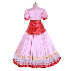 Astricos Princess Peach Cosplay Costume | Women’s Ball Gown Dress for Halloween & Cosplay Parties - Astricos