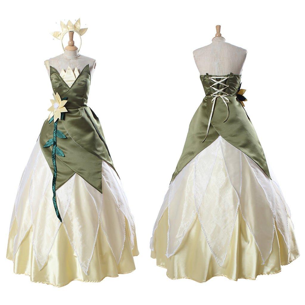 Adult Princess Tiana Cosplay Dress | Astricos Disney Series Outfit - Astricos