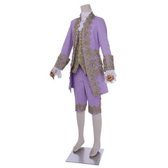 Royal Purple 18th Century Rococo Men's Costume - Inspired by Marie Antoinette | Astricos Medieval Series - Astricos