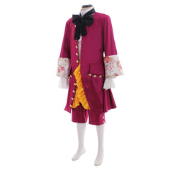 Royal Purple Rococo Baroque Men's Costume | Astricos' Luxurious Medieval Cosplay for Special Occasions - Astricos