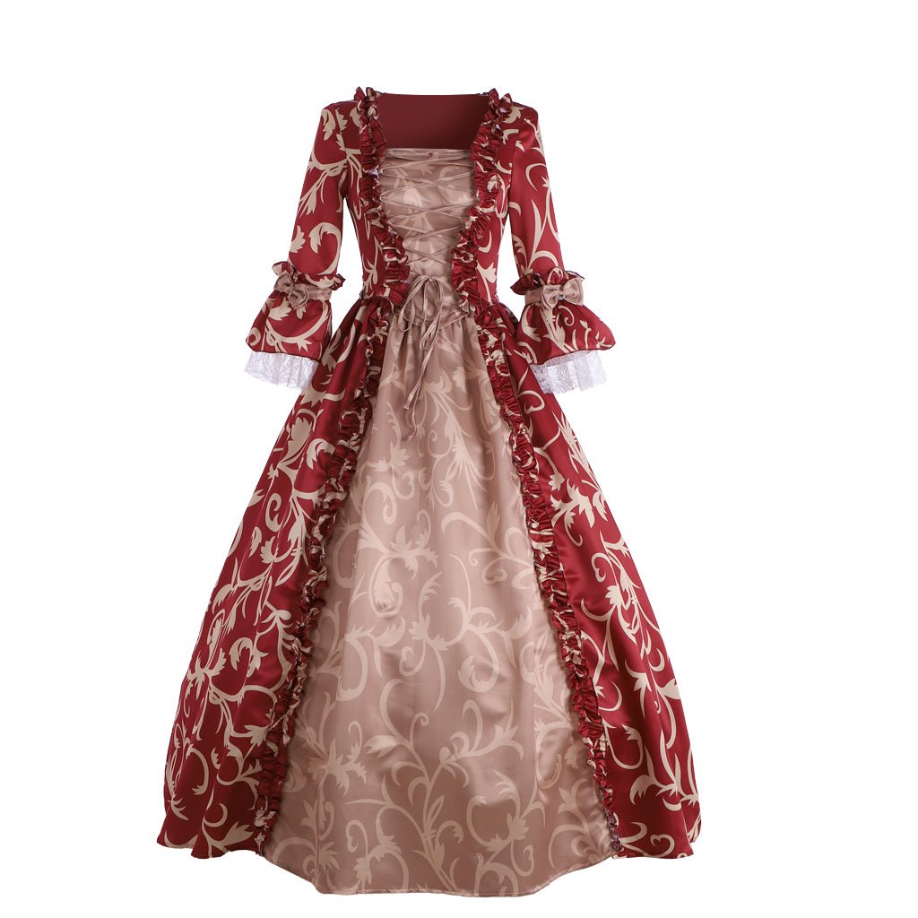 Empress Victoria's Noble Wedding Party Dress | 17th & 18th Century Victorian Cosplay Costume for Special Events - Astricos