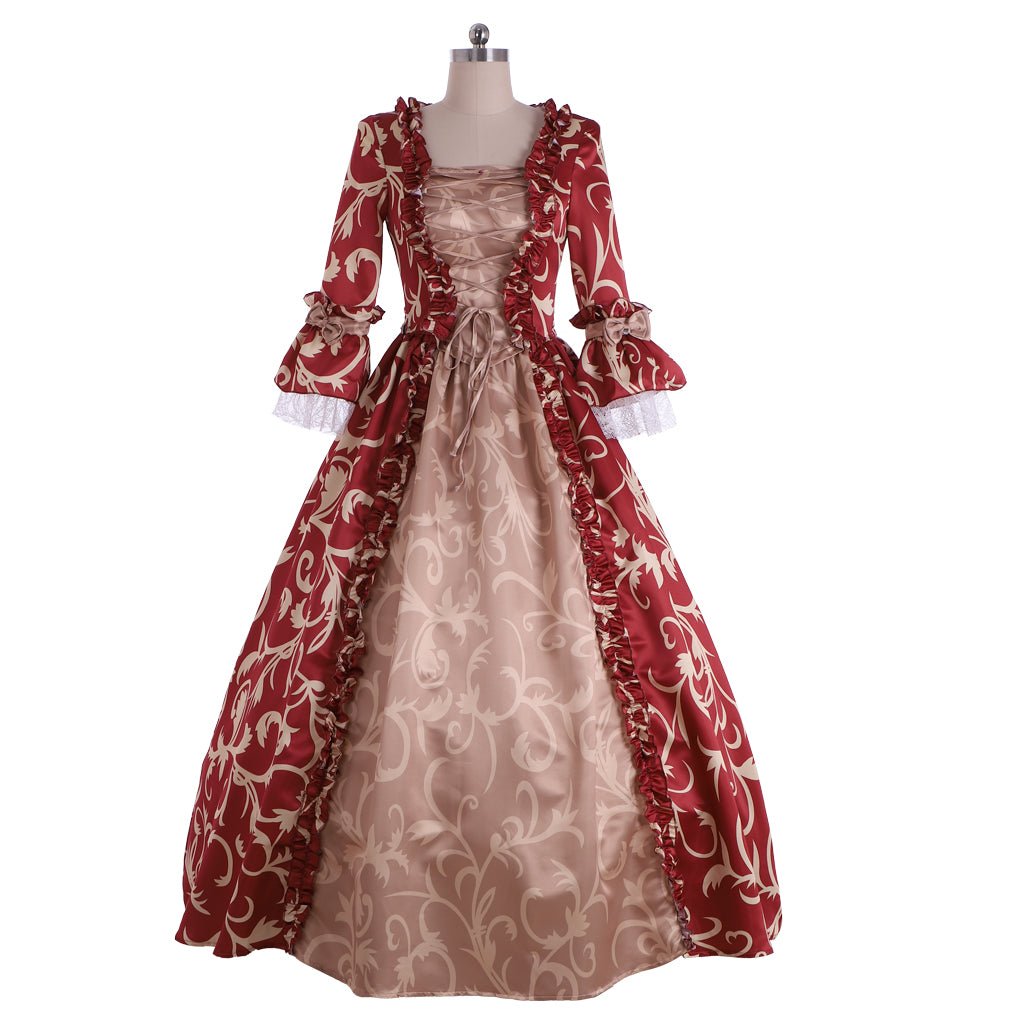 Empress Victoria's Noble Wedding Party Dress | 17th & 18th Century Victorian Cosplay Costume for Special Events - Astricos