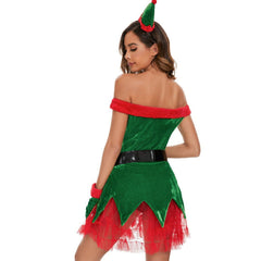 Astricos Red and Green Christmas Tree Shaped Holiday Outfits - Perfect for Merry Christmas Celebrations - Astricos