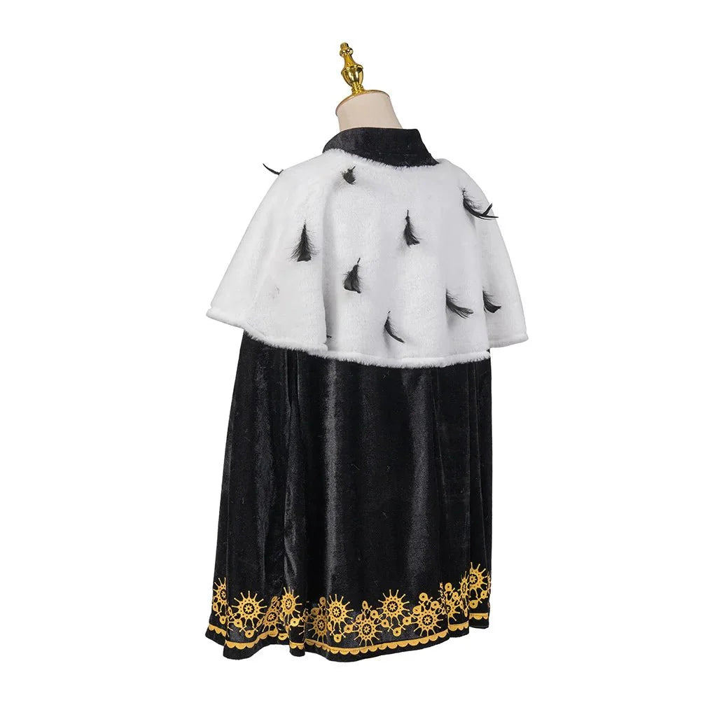 Astricos King Prince Cosplay Cape - Elegant Mid-Length Cloak for Halloween & Carnival - Astricos