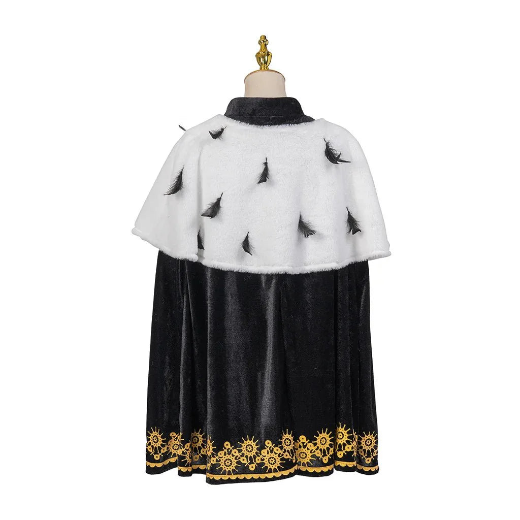 Astricos King Prince Cosplay Cape - Elegant Mid-Length Cloak for Halloween & Carnival - Astricos