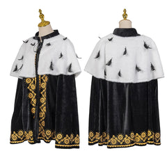 Astricos King Prince Cosplay Cape - Elegant Mid-Length Cloak for Halloween & Carnival - Astricos