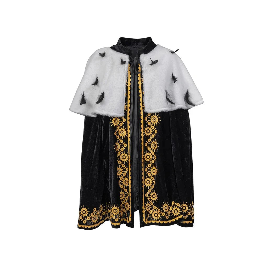 Astricos King Prince Cosplay Cape - Elegant Mid-Length Cloak for Halloween & Carnival - Astricos