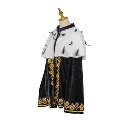 Astricos King Prince Cosplay Cape - Elegant Mid-Length Cloak for Halloween & Carnival - Astricos