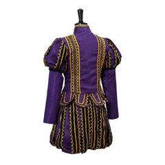 Astricos Renaissance King Henry VIII Costume - Tudor Royal Noble Outfit with Gold Trim - Astricos