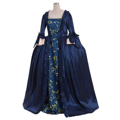 Astricos 18th Century Rococo Gown | Inspired by Marie Antoinette | Victorian Inspired Sack Back Dress - Astricos