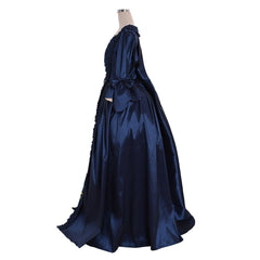 Astricos 18th Century Rococo Gown | Inspired by Marie Antoinette | Victorian Inspired Sack Back Dress - Astricos