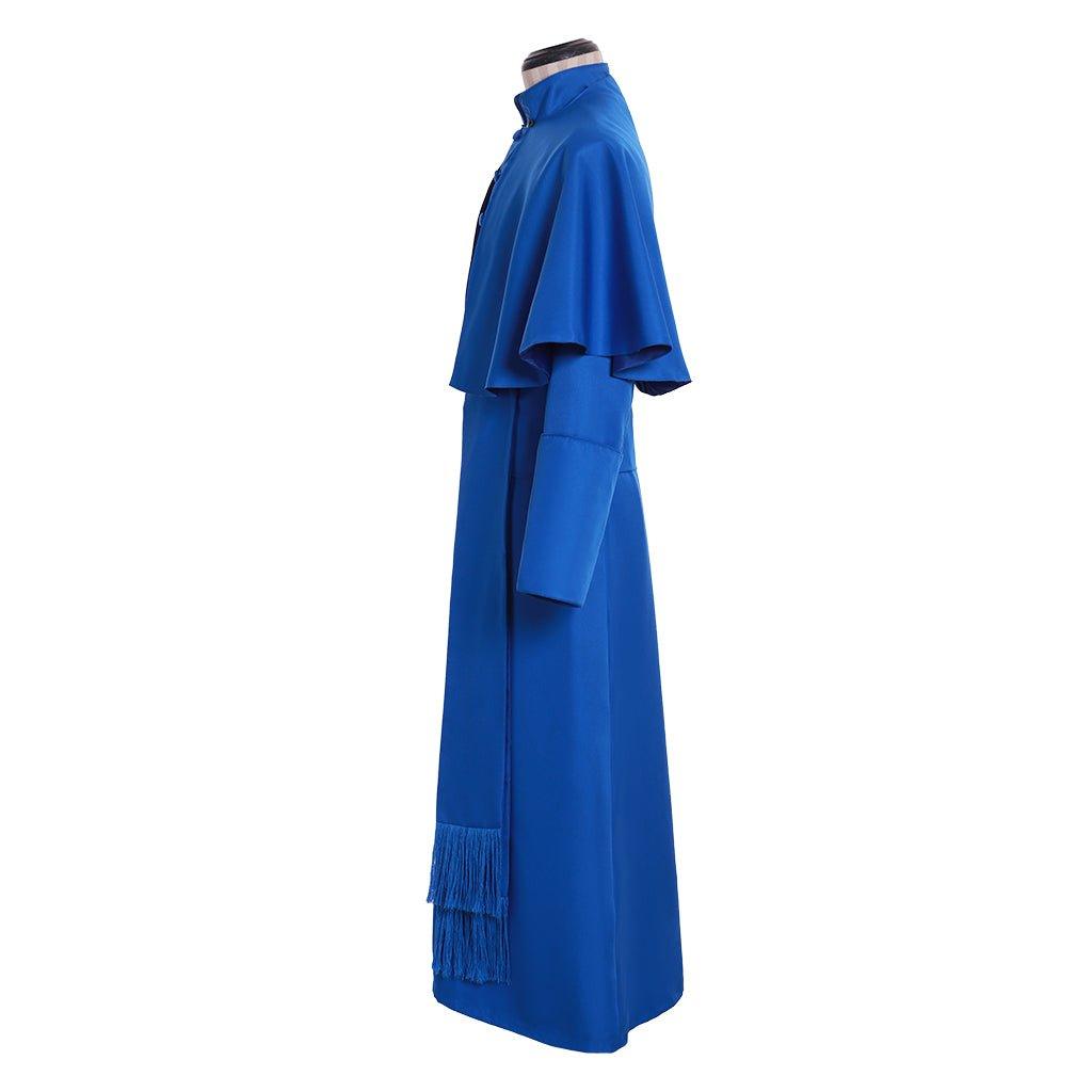 Astricos Priest Cassock Costume - Traditional Catholic Clergy Robe with Shawl & Belt for Men | Cosplay Series - Astricos