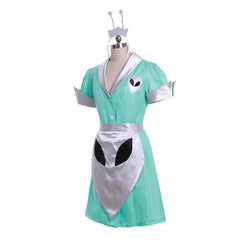 Astricos Roswell Crashdown Cafe Waitress Cosplay Costume | Liz Parker's Iconic Maid Dress | Sci-fi Themed Outfit - Astricos