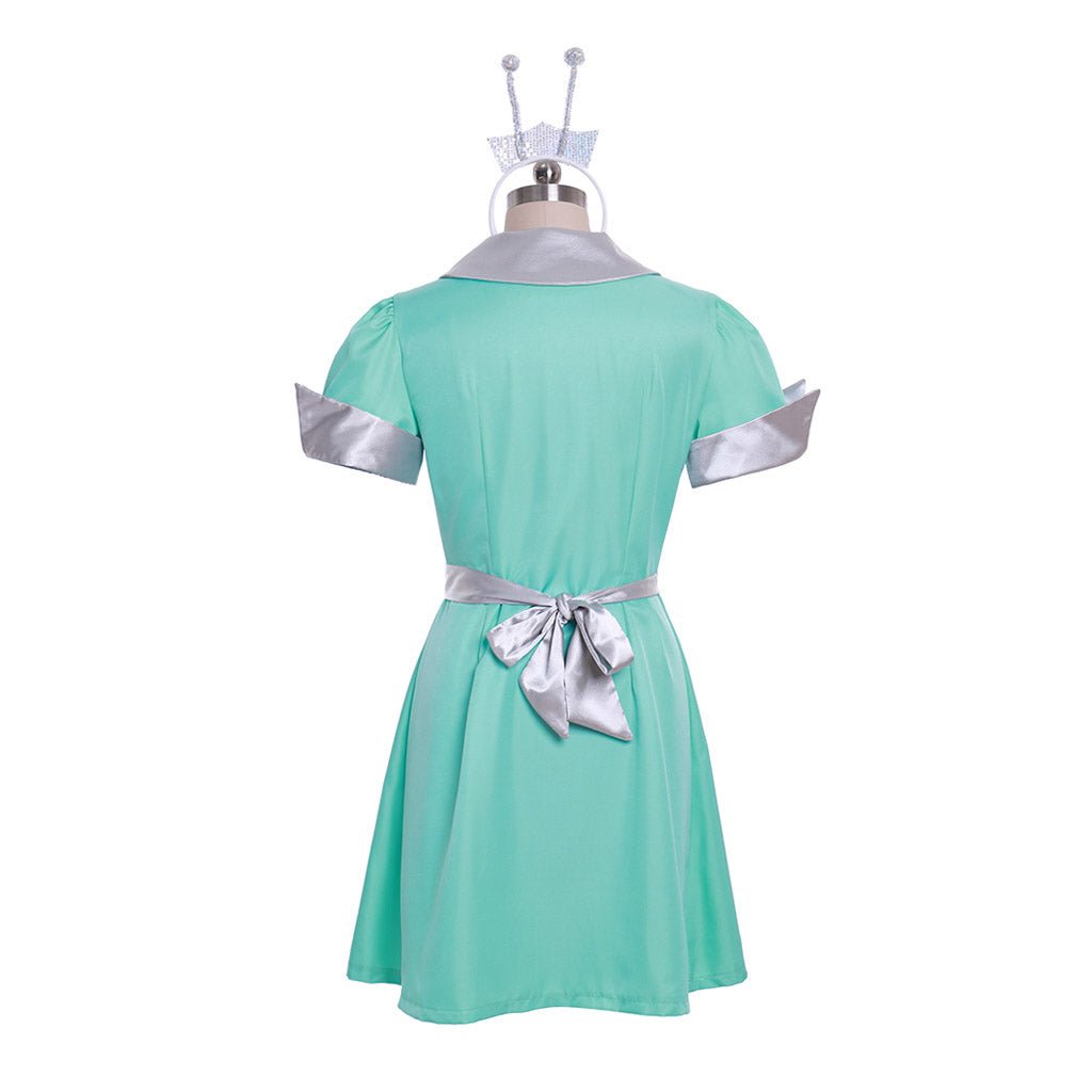 Astricos Roswell Crashdown Cafe Waitress Cosplay Costume | Liz Parker's Iconic Maid Dress | Sci-fi Themed Outfit - Astricos