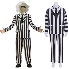 Astricos Men's Beetlejuice Teen Costume - Officially Licensed Tim Burton Classic - Astricos