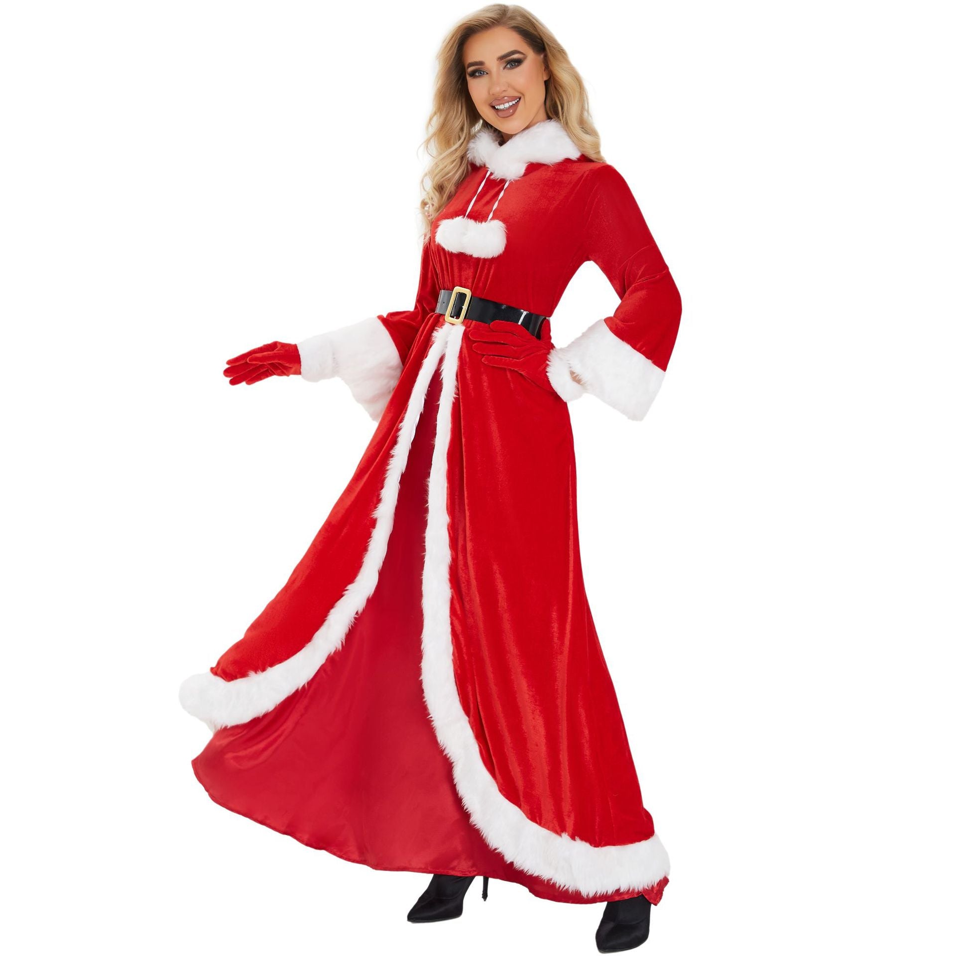 Astricos Christmas Dress - Elegant Long Gown for Holiday Parties and Carnivals - Astricos