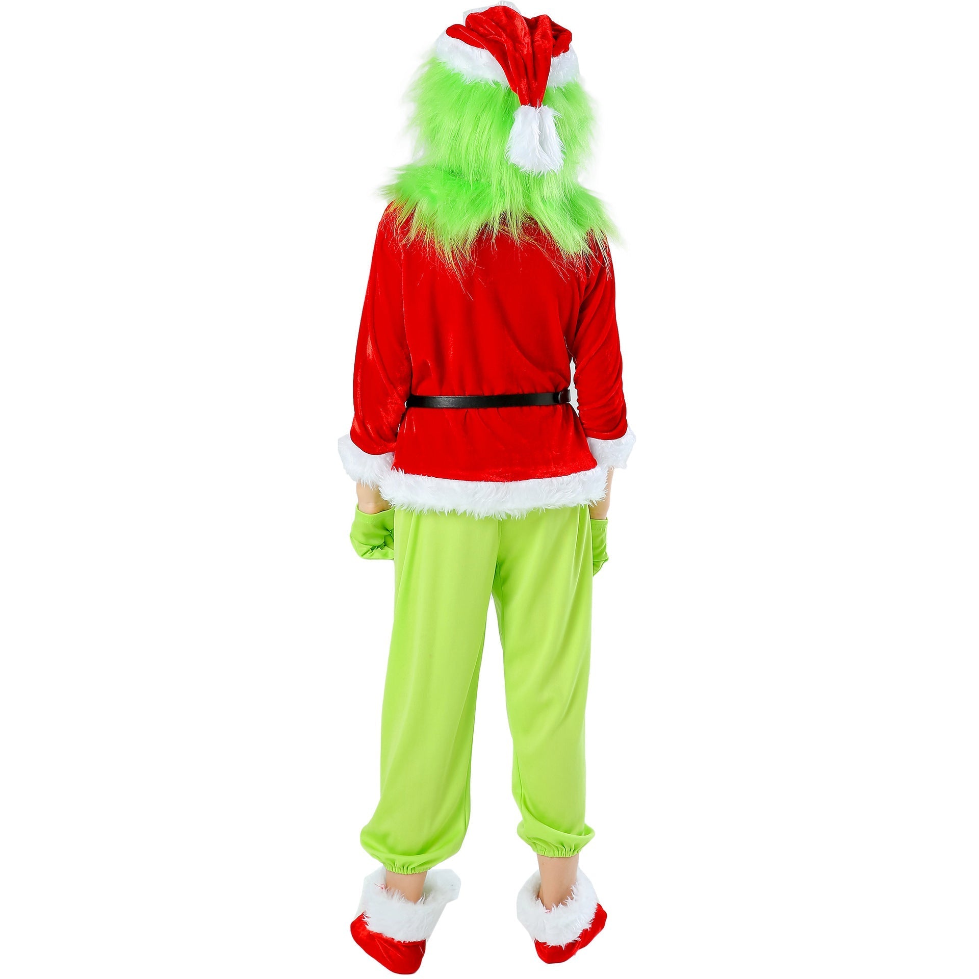 Astricos Kids' Christmas Green Hair Monster Grinch Clothing Set - Girls' Festive Outfit - Astricos