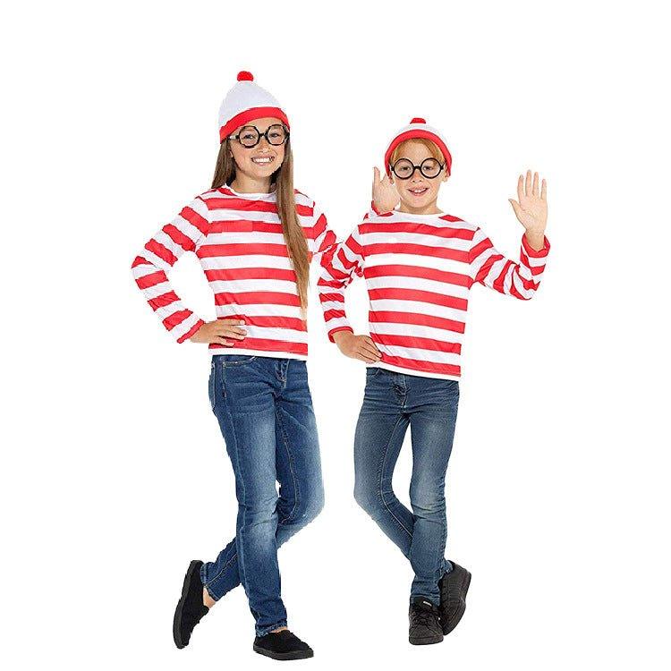 Astricos Couple British Anime Smart Wally Costume - Perfect for Christmas Cosplay - Astricos