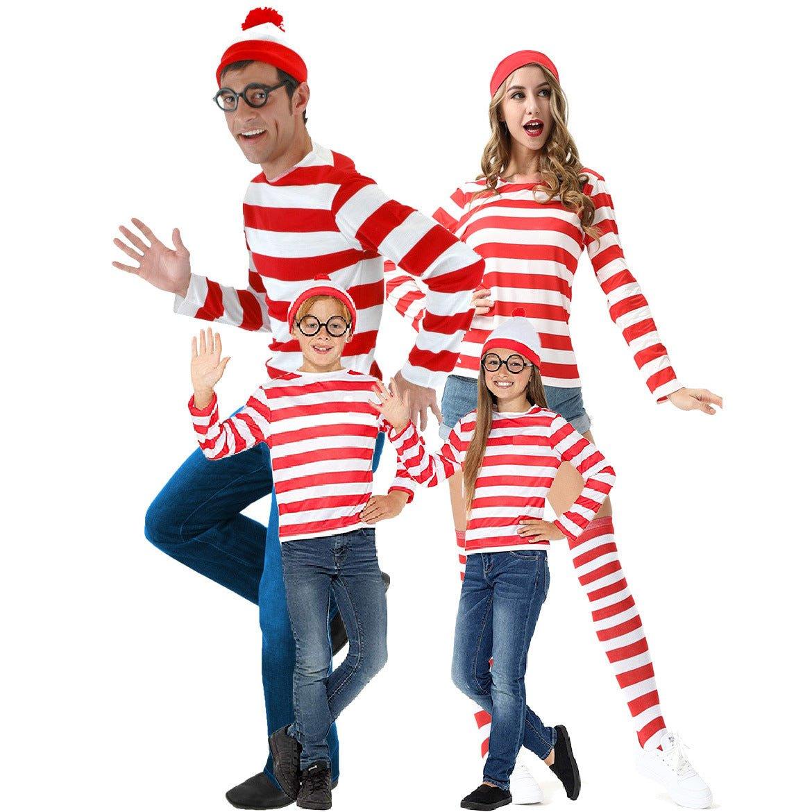 Astricos Couple British Anime Smart Wally Costume - Perfect for Christmas Cosplay - Astricos