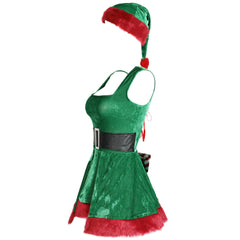 Stunning Astricos Women's Green Sexy Christmas Clothing for Holiday Events - Astricos