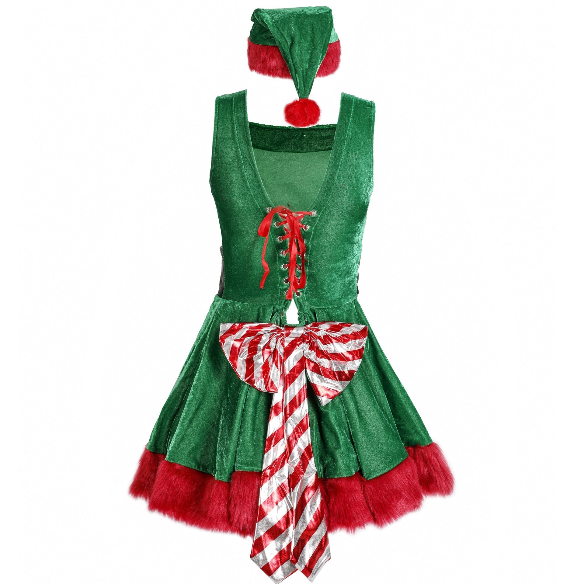 Stunning Astricos Women's Green Sexy Christmas Clothing for Holiday Events - Astricos