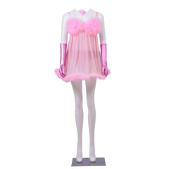 Astricos Women's Sexy Pink Robot Cosplay Costume | Glamorous Fembot Outfit - Astricos