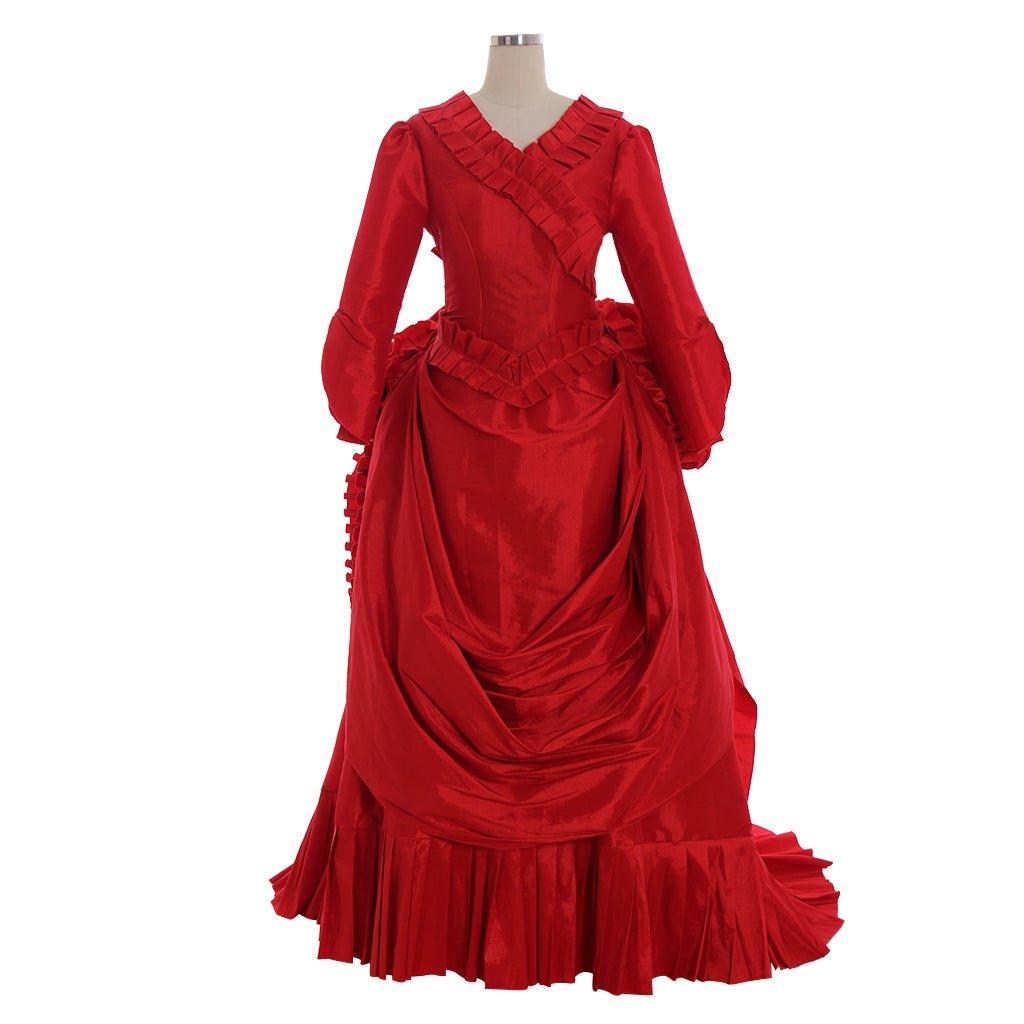 Astricos Victorian Steampunk Gothic Bustle Dress | Women’s Cosplay Gown - Astricos