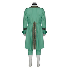 Astricos Stede Bonnet Pirate Cosplay Costume - Premium Green Pirate Uniform Set for Themed Events - Astricos